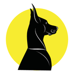 杜宾犬矢量素材