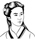 刘亦菲黑白稿