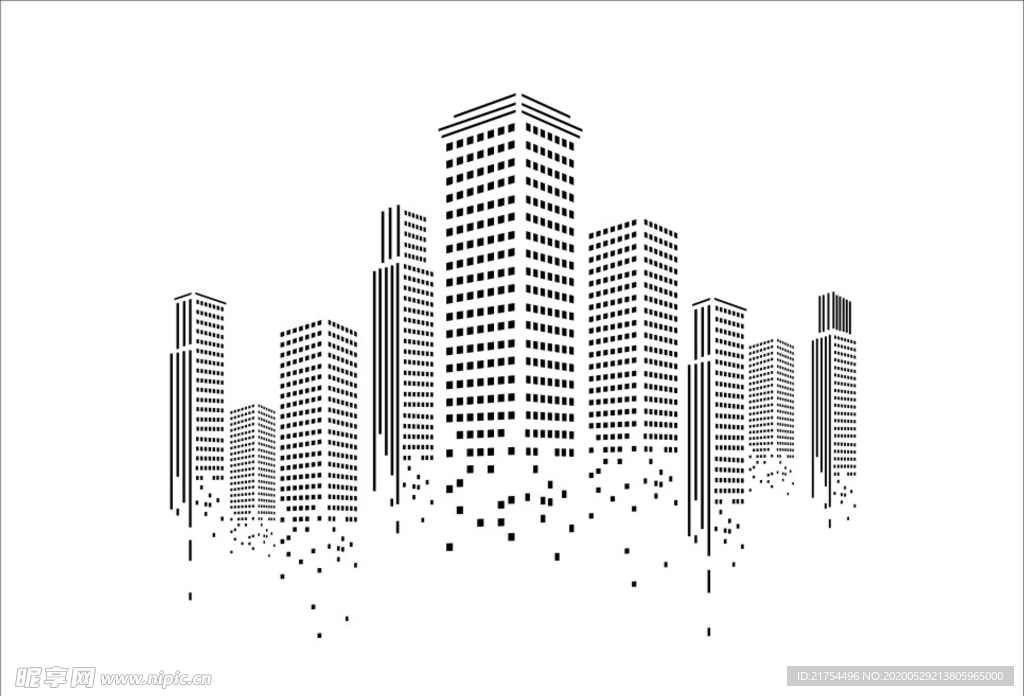 城市矢量素材