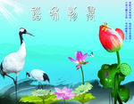 中国风  荷花