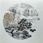 刘俊良国画山水画作品绘画