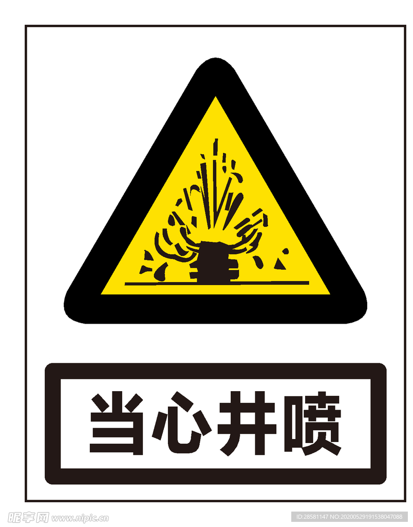 当心井喷