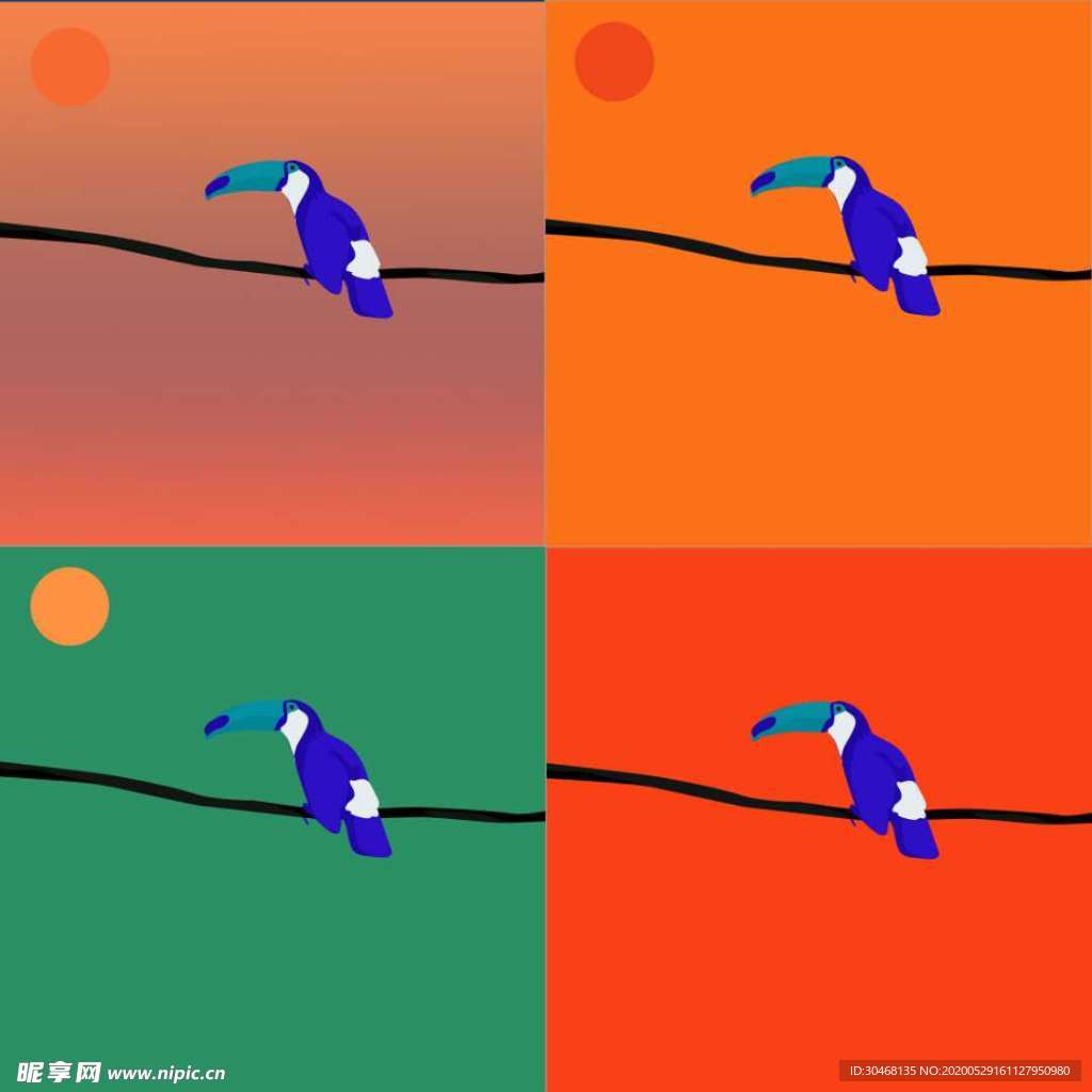 场景插画