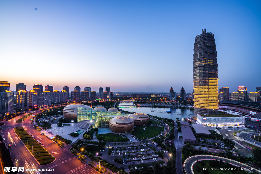 城市建筑大楼商务文艺背景素材图