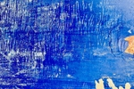 手绘复古插画蓝色纹理