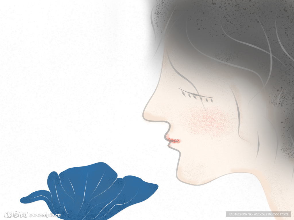 原创风中的少年