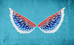 翅膀拍照网红墙