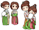 卡通汉服人物