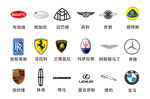 汽车标志汽车logo小汽车图标
