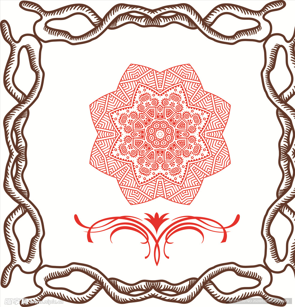 花纹 花边