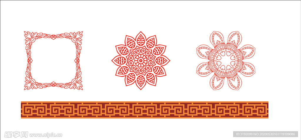 花纹 花边
