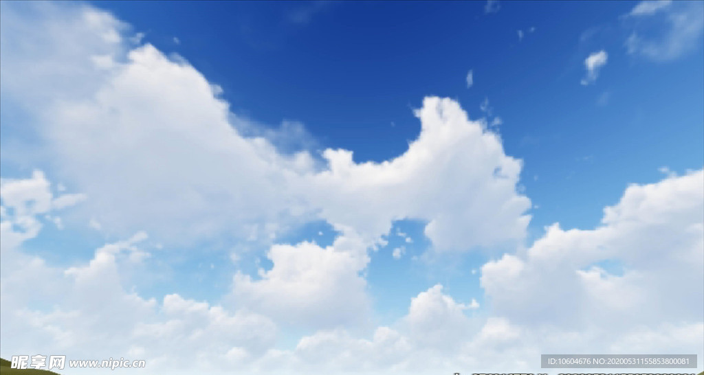 4K级别的天空景色视频素材