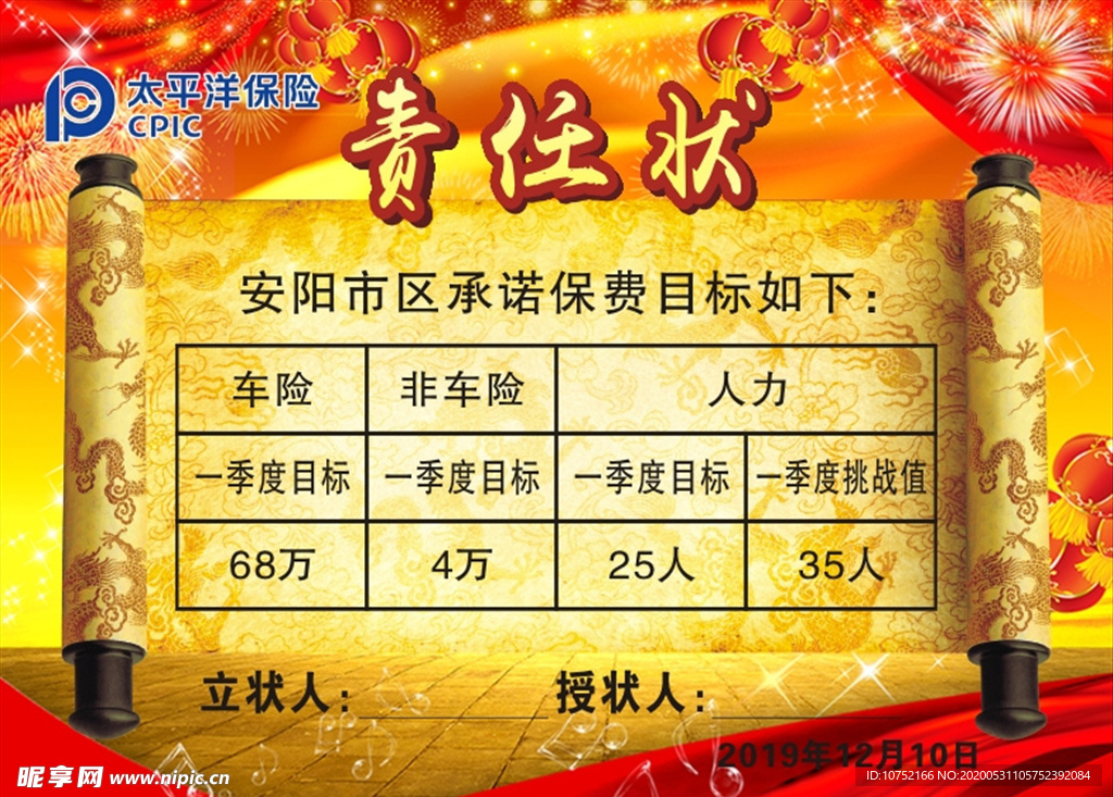 责任状