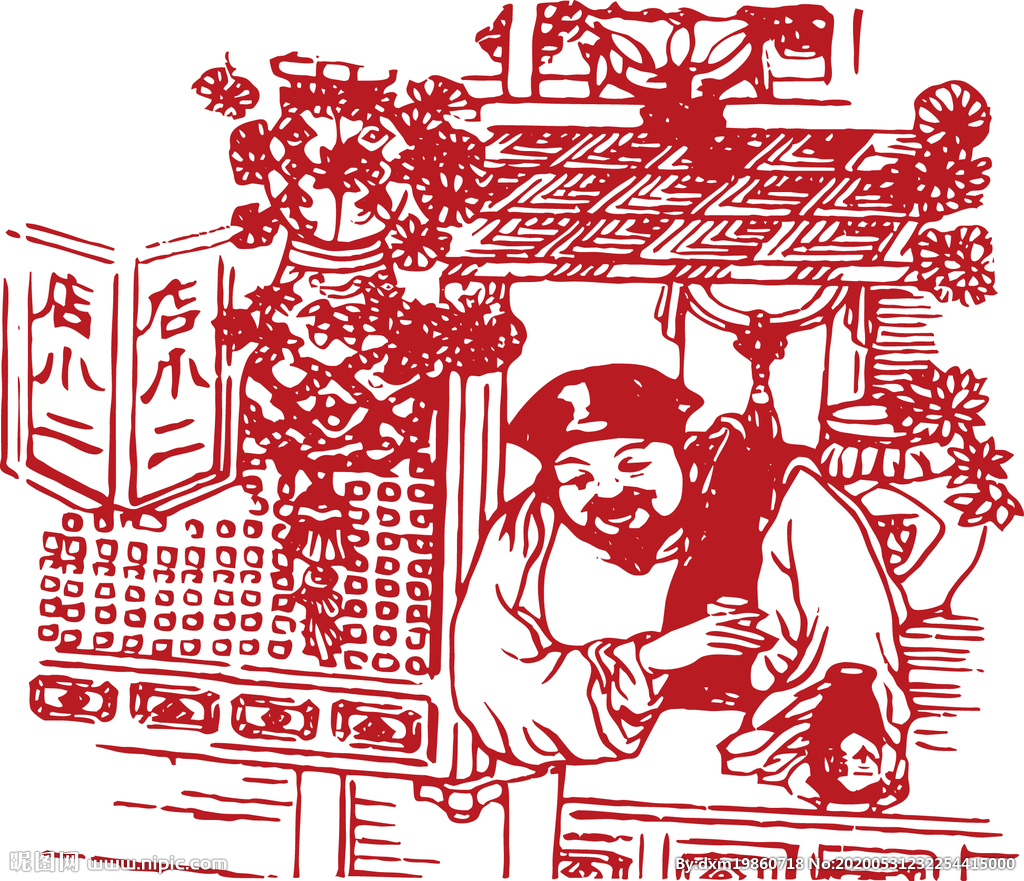 中国风传统古代酒楼饭店插图