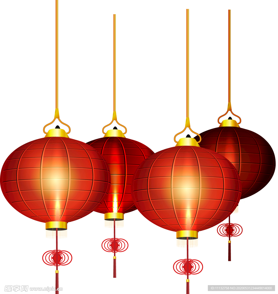 中国风传统节日手绘彩绘灯笼
