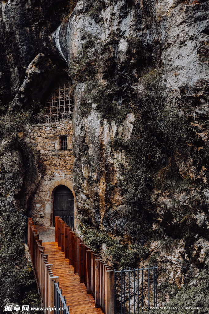 溶洞石洞建筑风景图片