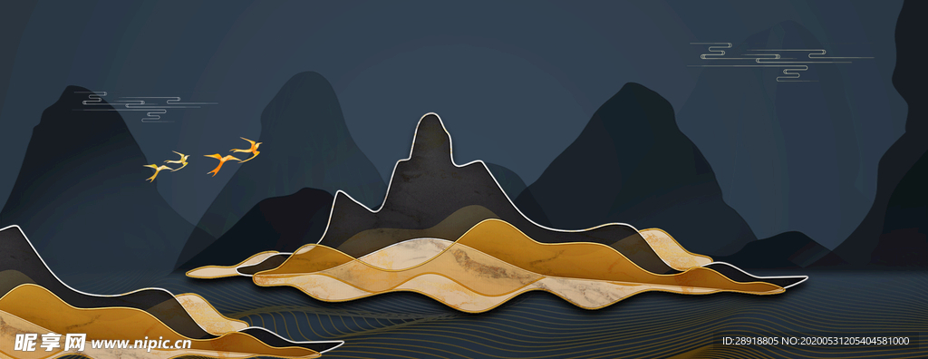 立体山水