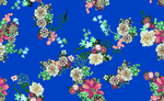 数码印花 手绘 手绘花 花朵