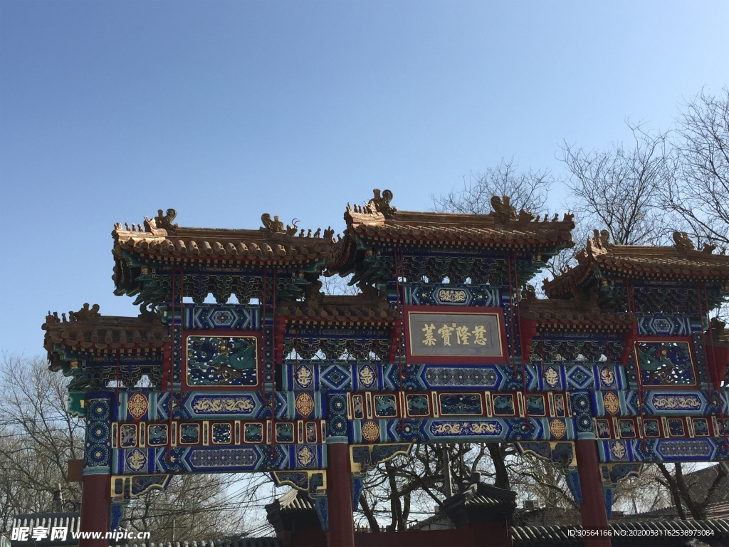 楼牌古风中国风建筑地标背景素材