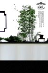 中国建筑元素海报