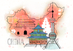 中国传统文化插画