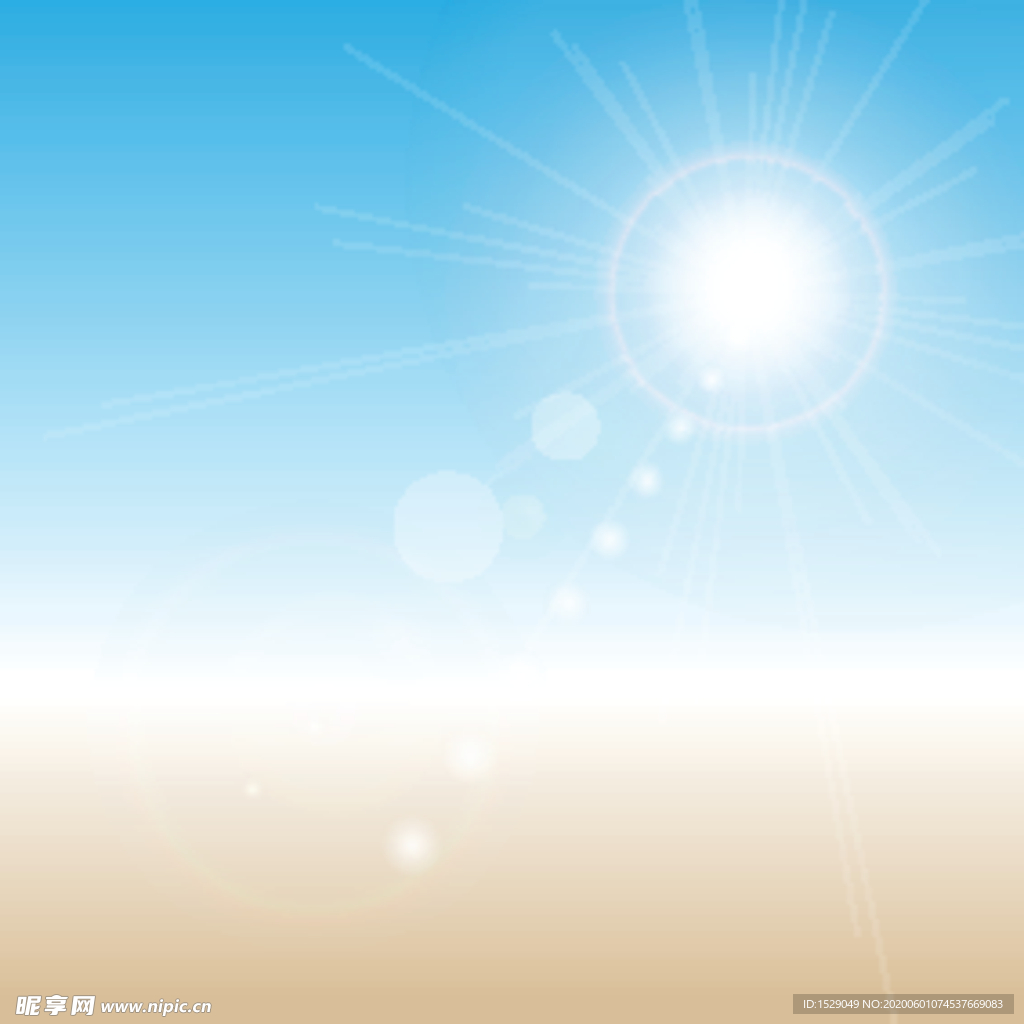 夏天太阳背景