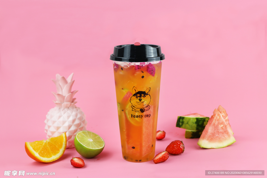 奶茶 茶水 饮料 果汁 灯片