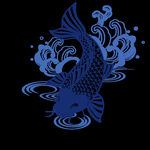 鲤鱼线条
