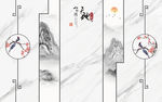 大理石背景墙