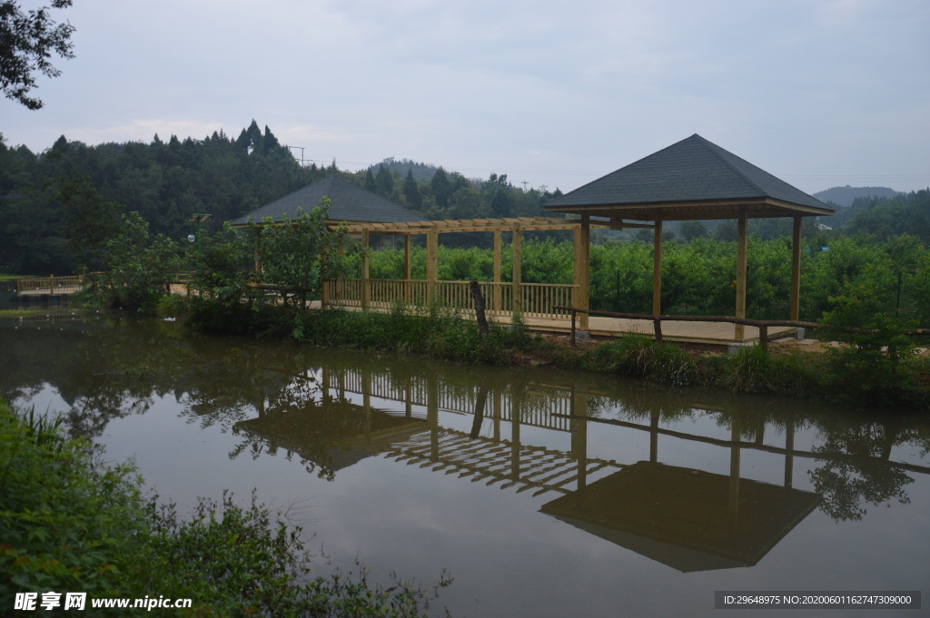 栈道 海面 湖面 栈桥 公园