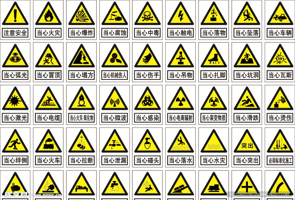 禁止标识安全标识