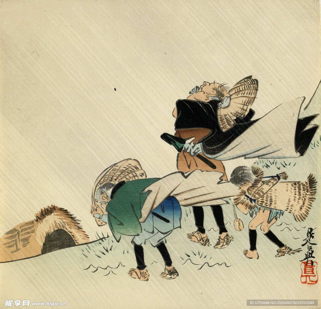 柴田是真版画