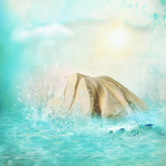 夏日清新浅色背景