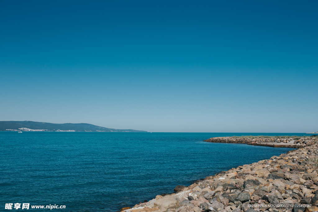 爱情海圣托里尼建筑风景图片