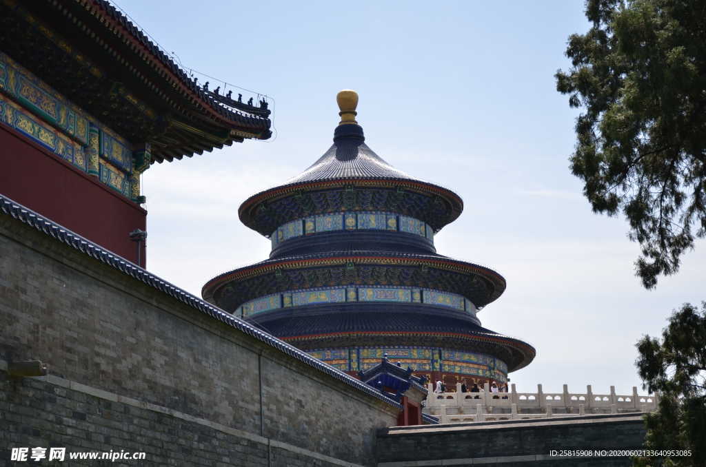 天坛建筑风景图片