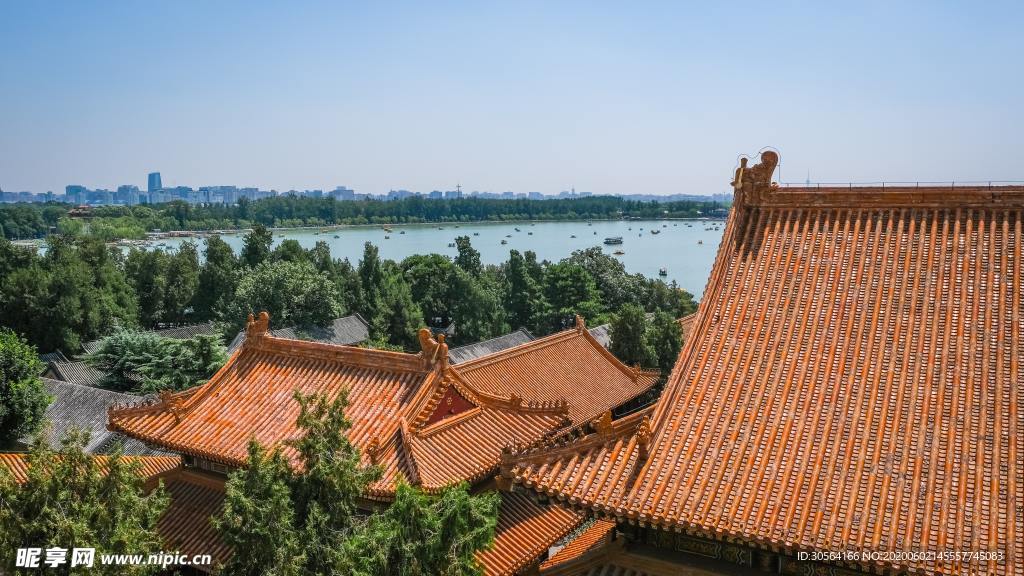 建筑古代中国风文艺背景素材