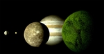 星球宇宙背景