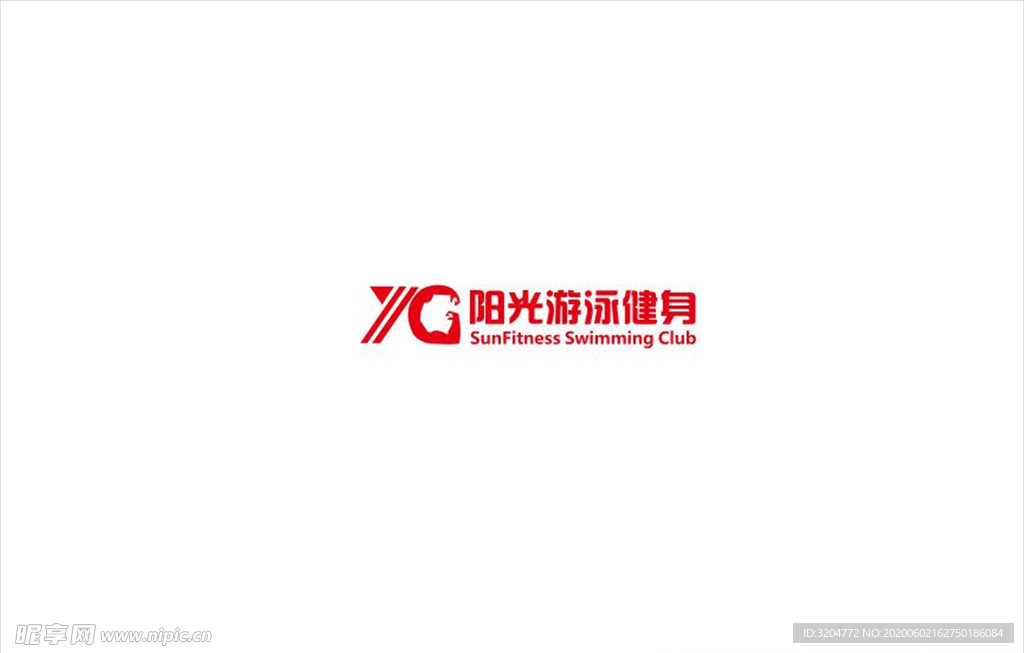 阳光游泳健身LOGO