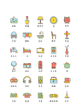 家具图标 家居图标 家电图标