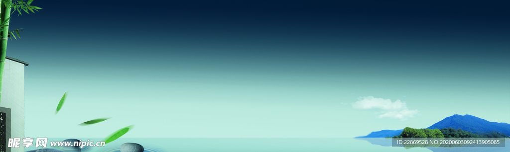 竹子  海报背景
