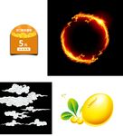 云朵小图标素材