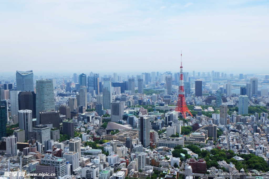 日本东京建筑风景图片