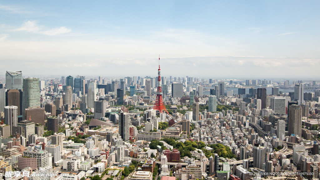 日本东京建筑风景图片