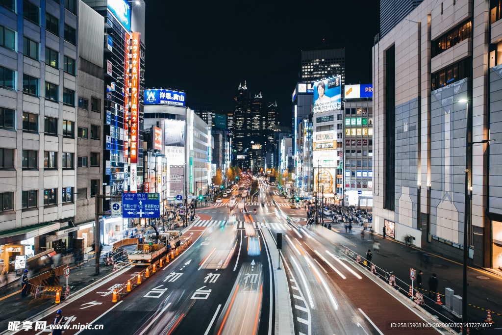 日本东京建筑风景图片