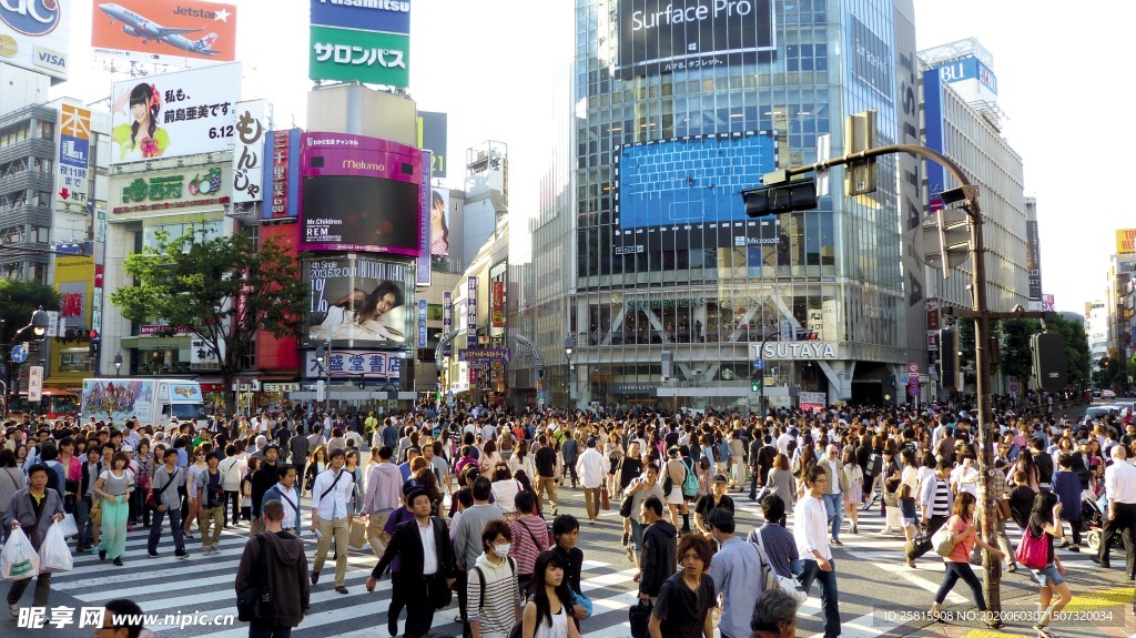 日本东京建筑风景图片