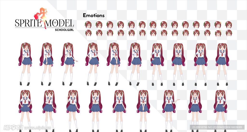 卡通少女