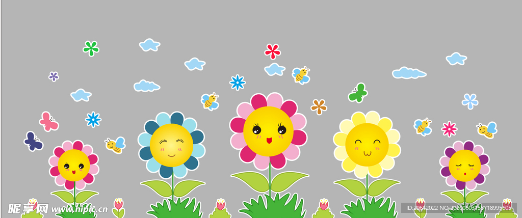 幼儿园墙画