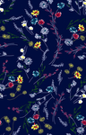 碎花 小碎花 花 蓝色花