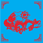 龙剪纸
