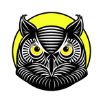 猫头鹰头矢量素材